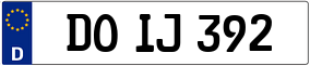 Truck License Plate